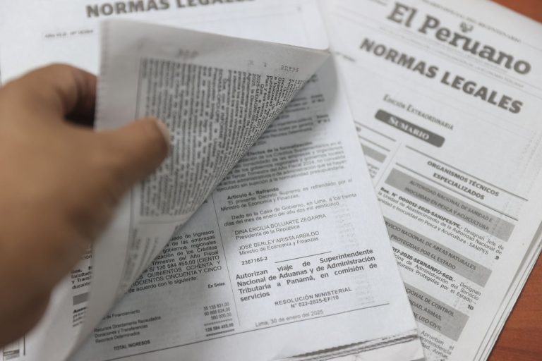 Estas son las normas legales más importantes del sábado 1 de marzo del 2025